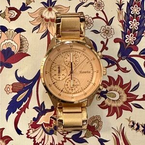 Gold Analog Women's Watch